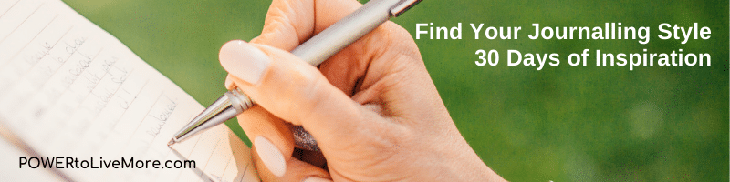 30 days Find your Journalling Style